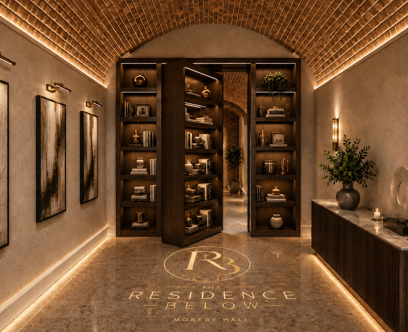 The private entrance gallery